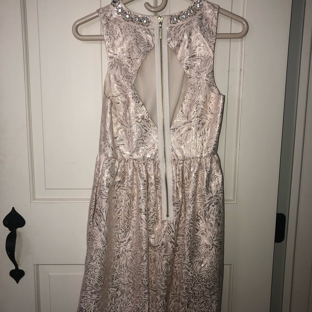 Gold Dress with Gemstone Detailing NEVER WORN!!!